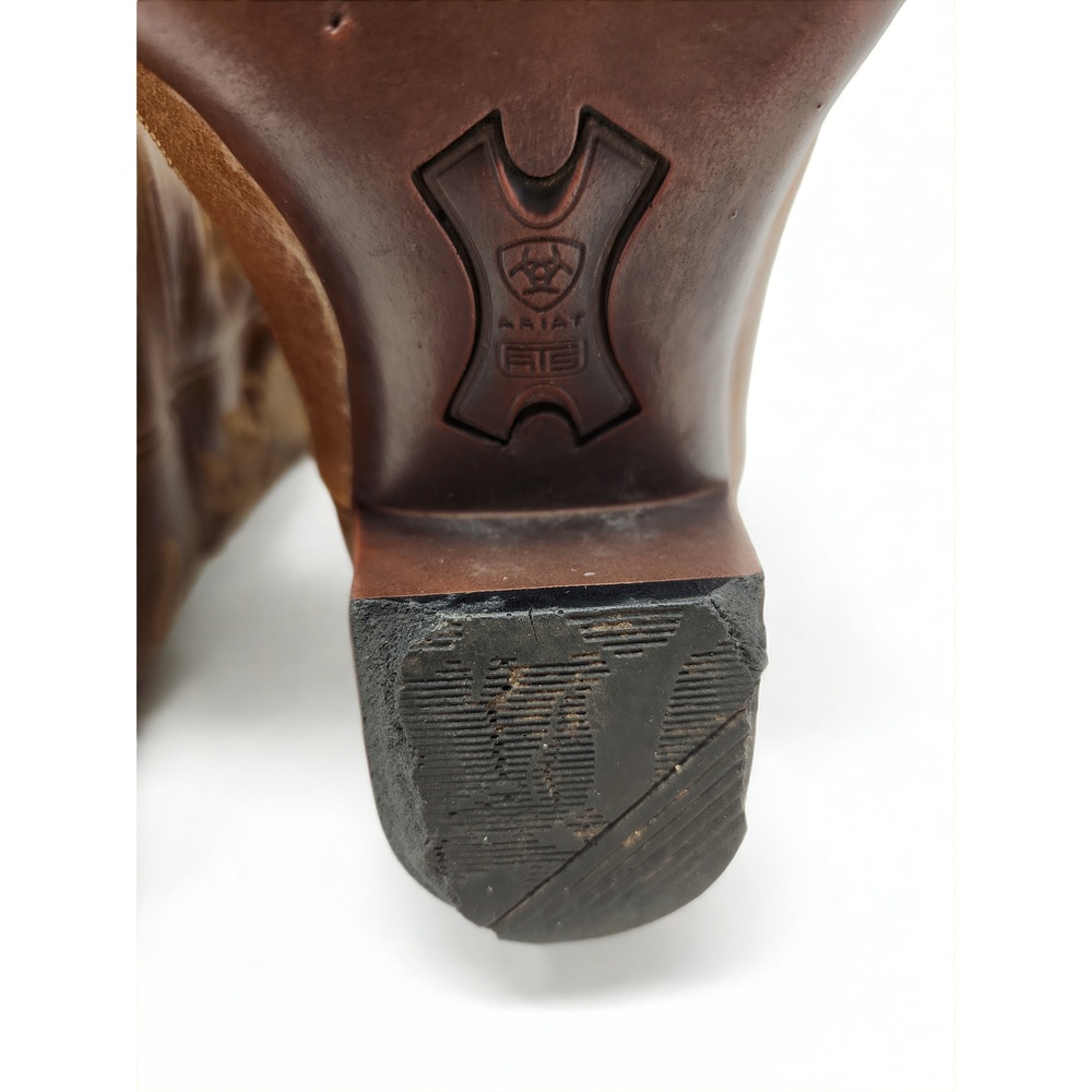 Ariat Unbridled Roxanne Western Cowboy Boots Womens 7B Leather Broad Square Toe - Picture 10 of 10